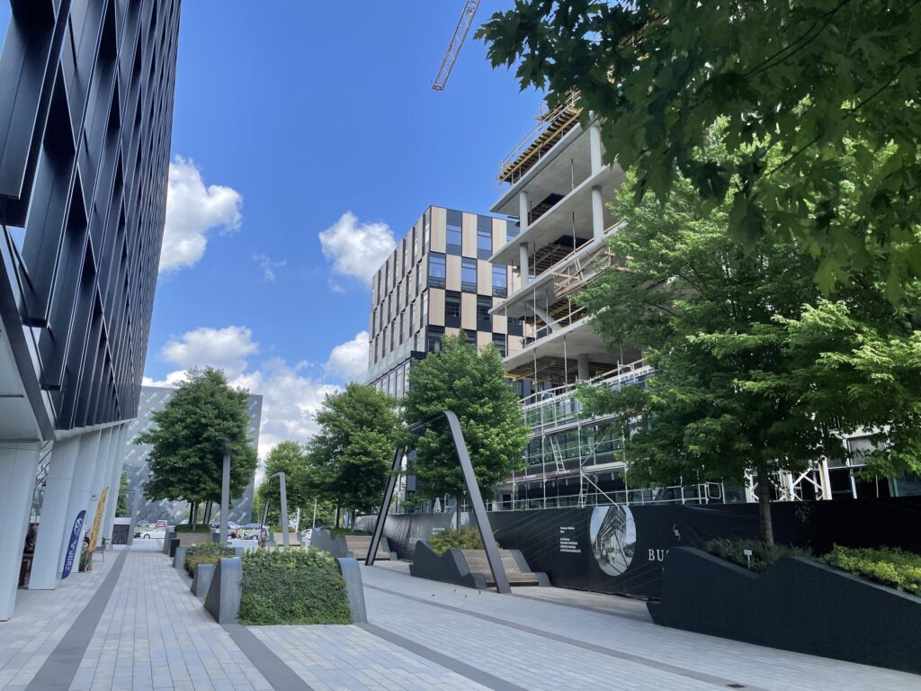 Business Stadium Central (Rinktinės g. 3) - Verslo centras - statybų nuotraukos