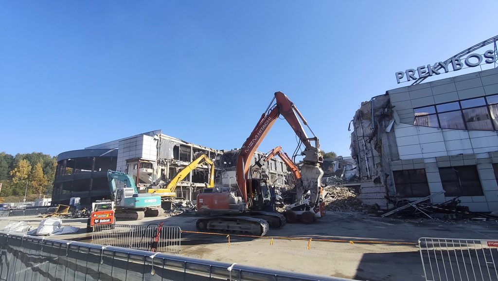 PC Mada rekonstrukcija (Viršuliškių g. 40, 42) - Shopping center - construction photos
