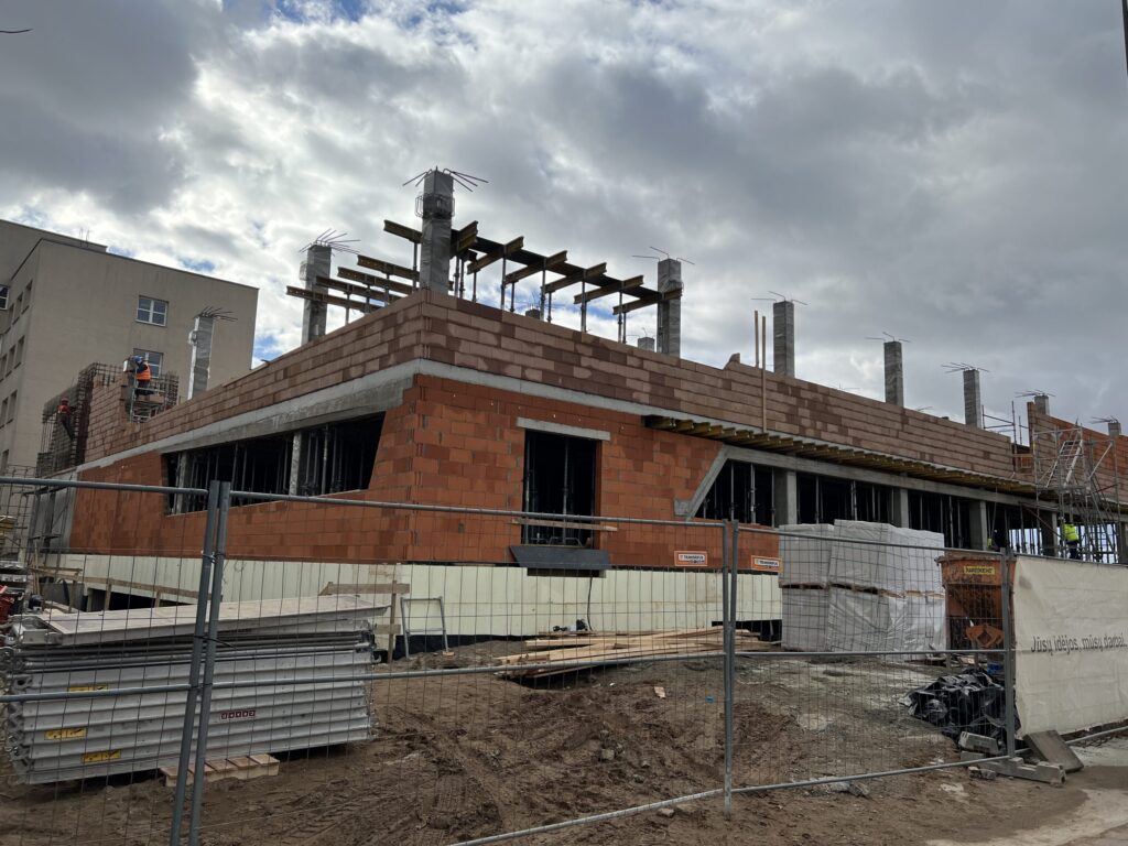 Kauno klinikų Branduolinių medicinos tyrimų centras (Eivenių g. 2) - Hospital - construction photos