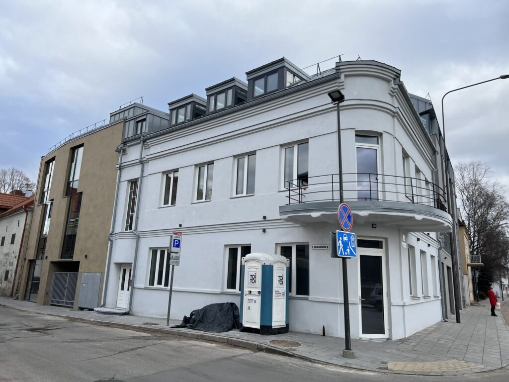 Ledainės namas (Karaliaus Mindaugo pr. 9) - Multi apartment - construction photos