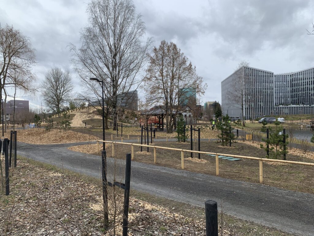 Japoniškas sodas "Taku-Soku-En" (Linkmenų g. 2A) - Park - construction photos