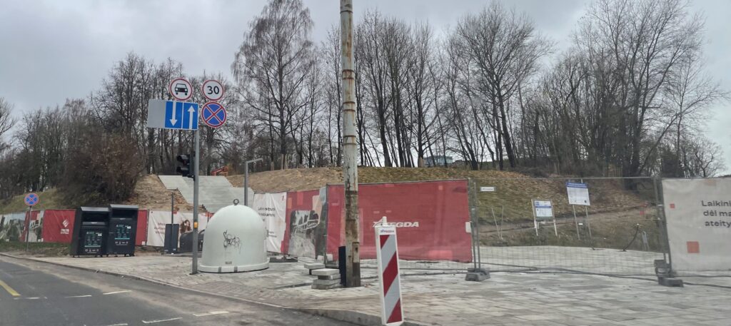 Tauro kalno parkas (V. Mykolaičio-Putino g.) - Park - construction photos