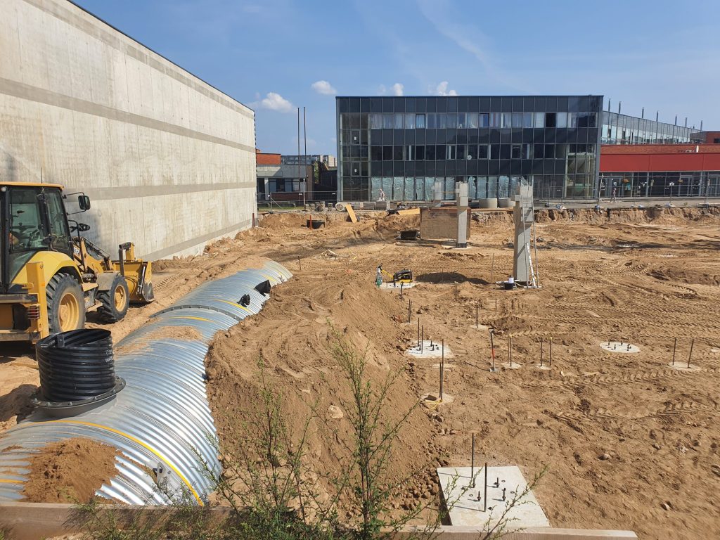 PC PIKAS (Ukmergės g. 221) - Shopping center - construction photos