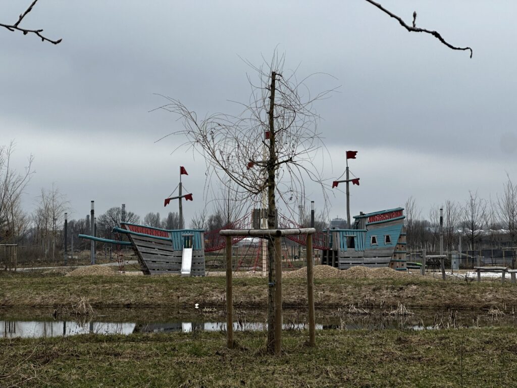 Skanstes teritorijas revitalizācija I kārta (Lapeņu iela) - Park - construction photos