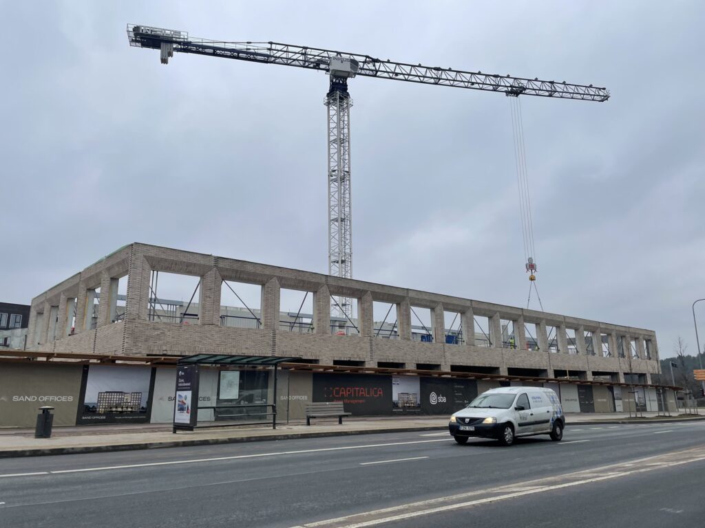 Sand Offices (Žalgirio g. 114) - Office center - construction photos