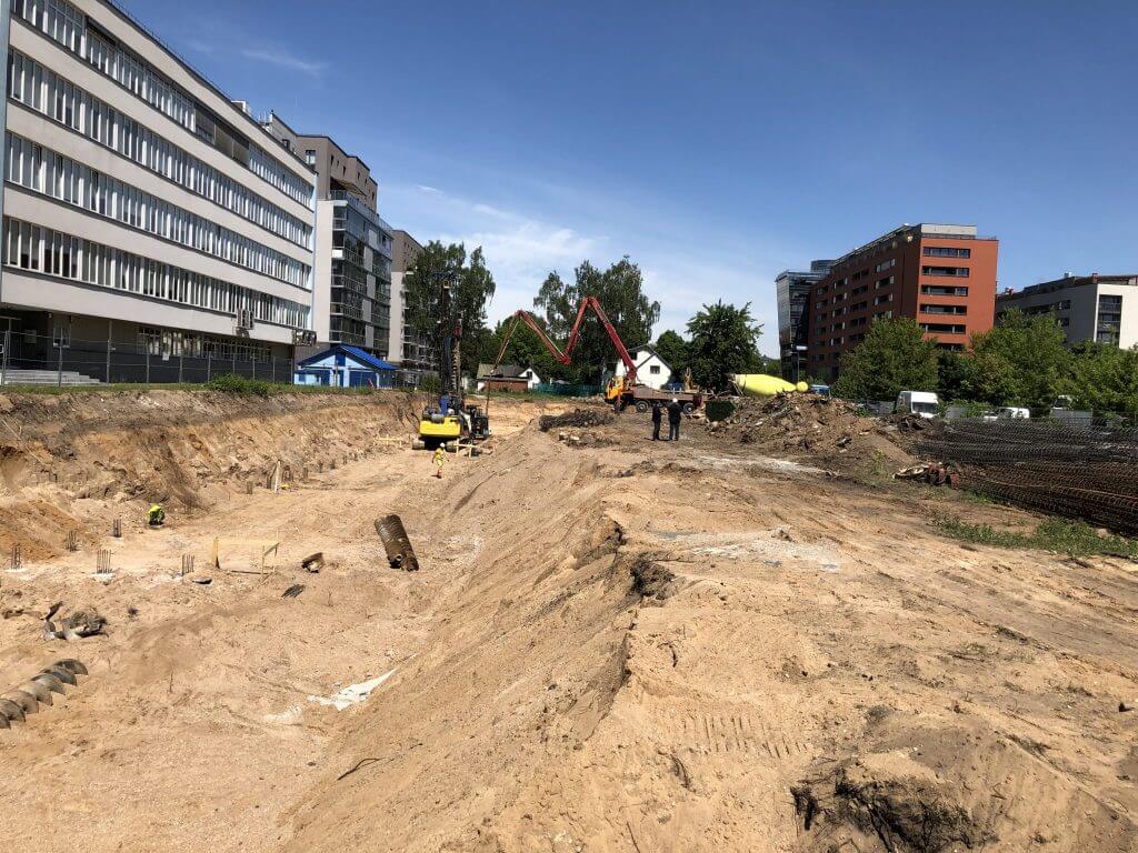 Kernavės aveniu (Kernavės g. 4) - Multi apartment - construction photos