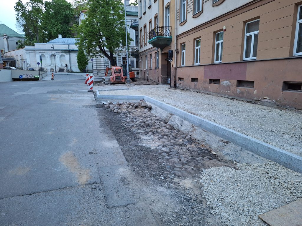 Tilto g., Ž. Liauksmino g. remontas 2 etapas (Tilto g., Ž. Liauksmino g.) - Street - construction photos