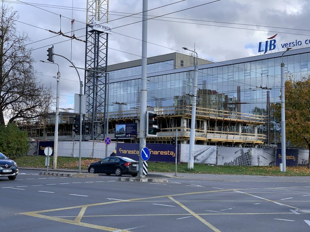 S28 (Savanorių pr. 28) - Office center - construction photos