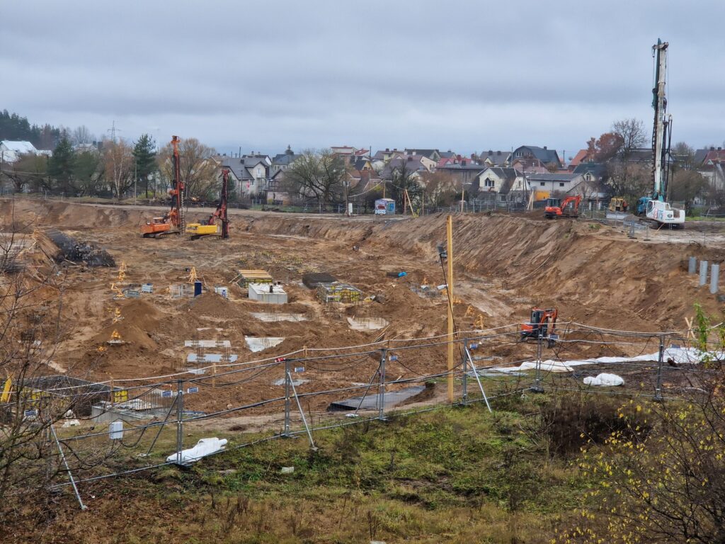 Daugiafunkcis sveikatinimo, ugdymo, švietimo, kultūros ir užimtumo kompleksas 1 etapas (stadionas) (Ozo g. 27) - Stadium - construction photos