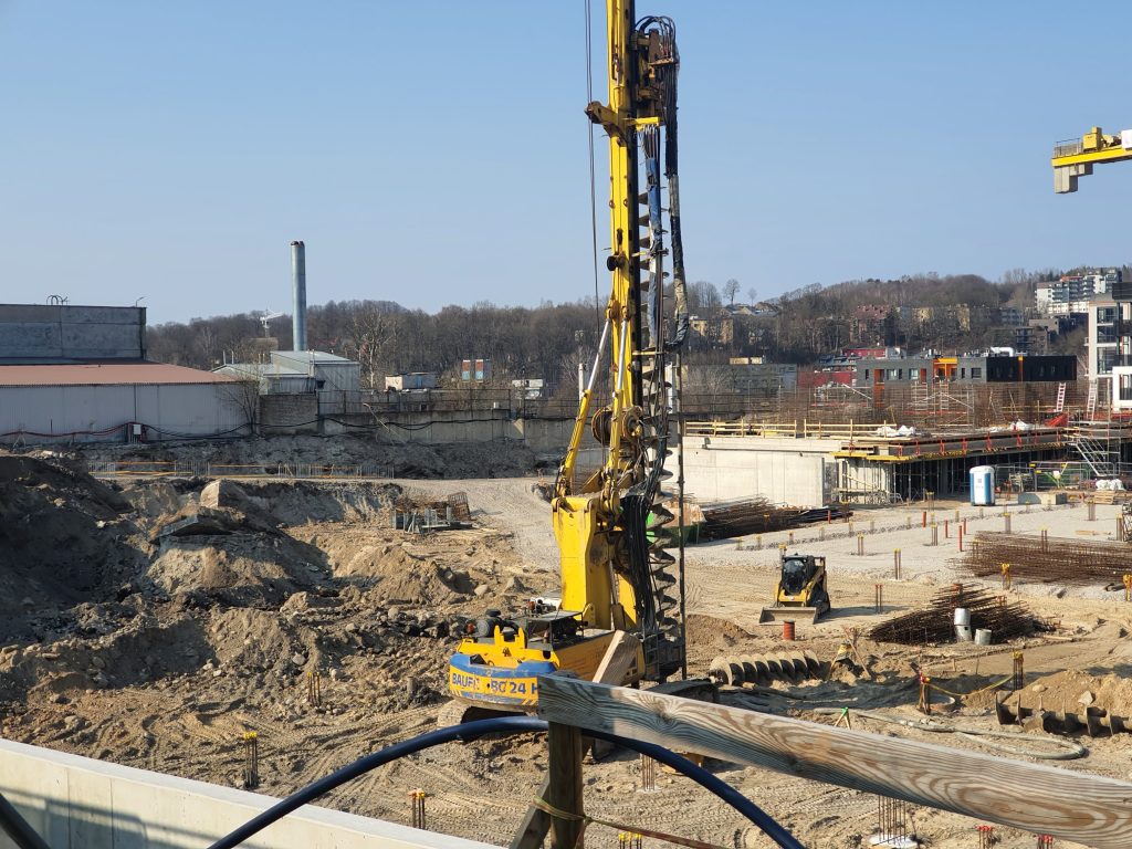 Vilnelės skverai 4 etapas (Manufaktūrų g. 7) - Multi apartment - construction photos