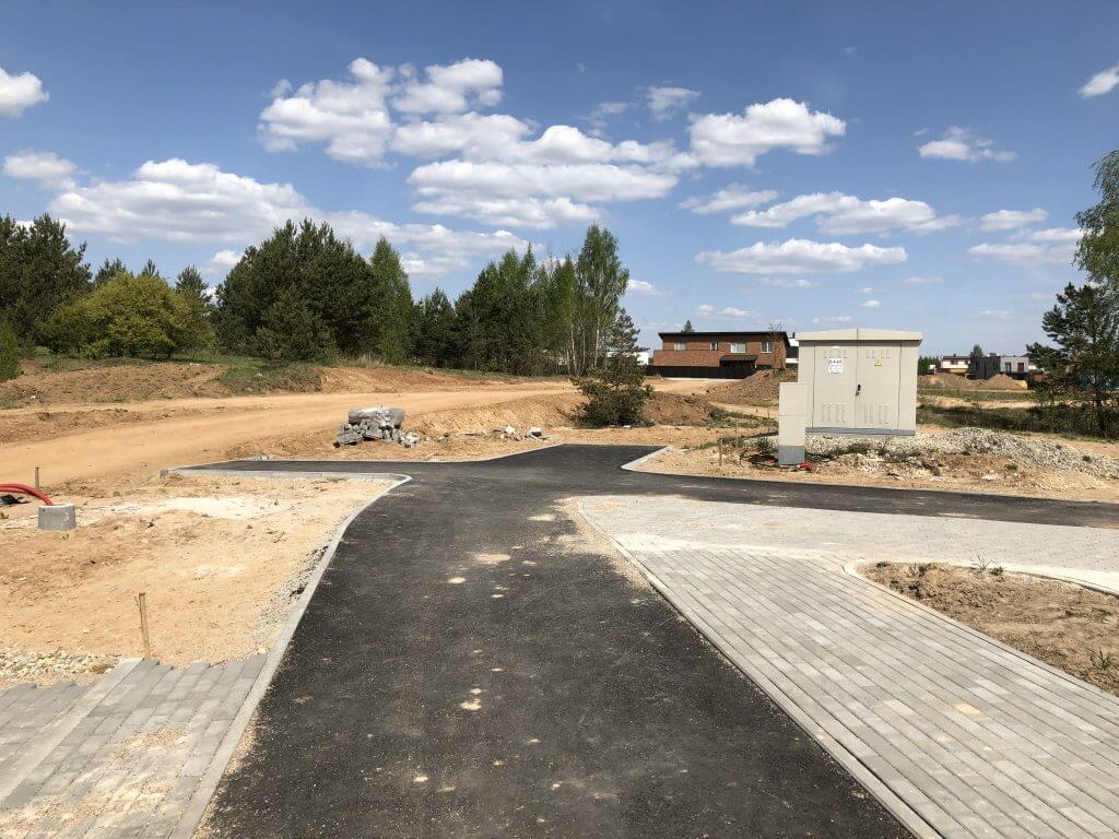 Šiaurės pašvaistė (Danės/Įsrūties g.) - Row housing - construction photos