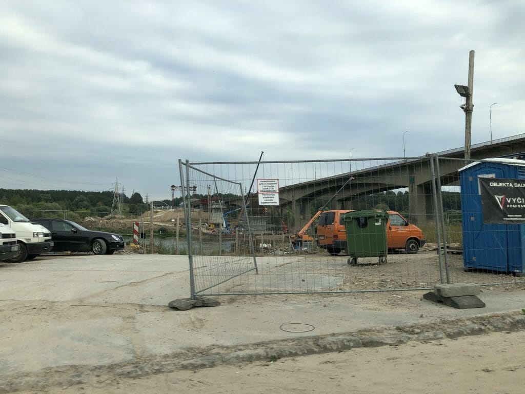 Islandijos pl. Kleboniškio tiltas 1 etapas (Islandijos pl.) - Bridge - construction photos