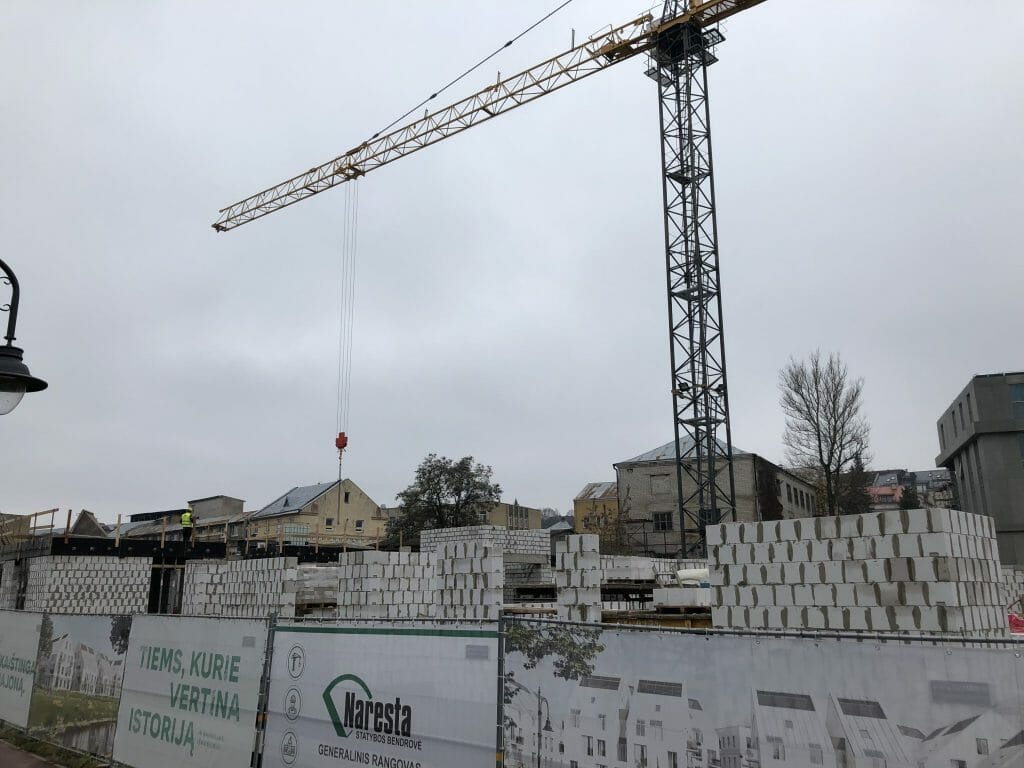 PAUPYS 4 etapas (Aukštaičių g. 16) - Multi apartment - construction photos