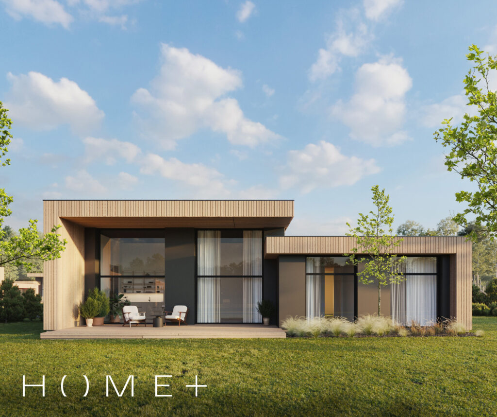 Home plus (Kolektyvo g. 33, 35, 37, 39, 41, 43, 45, 47, 49, 51, 53, 55, 57, 59, 61, 63, 67, 69, 71, 73, 75, 77, 79, 81, Nemėžis) - Private house community - visualization