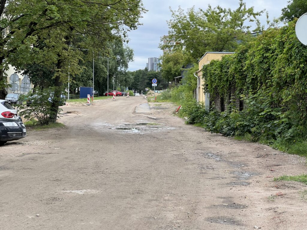 Skroblų g. rekonstrukcija (Skroblų g.) - Iela - būvdarbu attēli