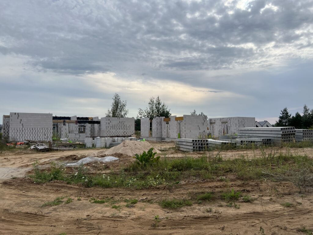 J. Bretkūno g. 34, 36, 38, 40, 42 (J. Bretkūno g. 34, 36, 38, 40, 42) - Row housing - construction photos