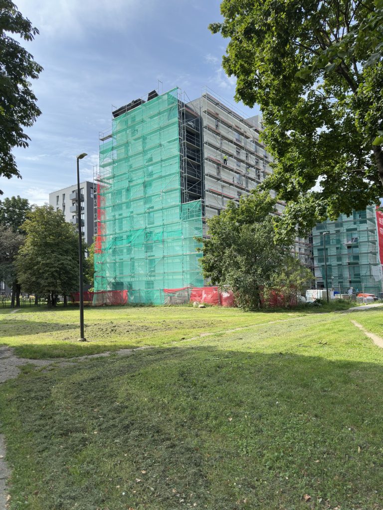 Batumis ( V. Krėvės pr. 20B) - Multi apartment - construction photos