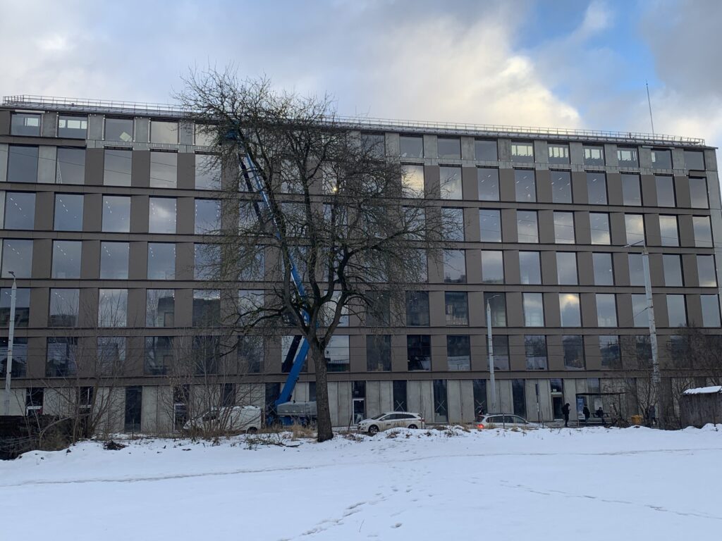 Cyber City 1 etapas (Švitrigailos g. 32) - Office center - construction photos