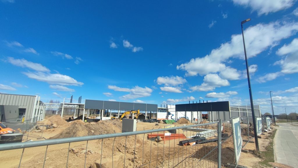 Dangeručio g. 2, 4 (Dangeručio g. 2, 4) - Shopping center - construction photos