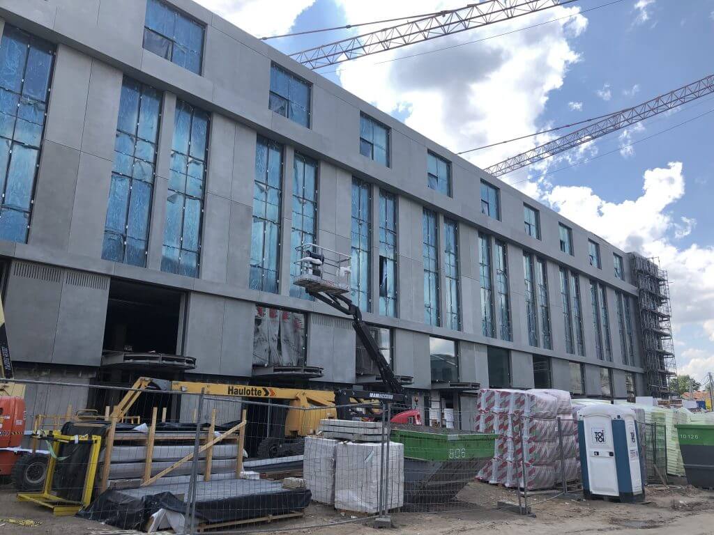 Verslo namai PAUPYS (Aukštaičių g.) - Office center - construction photos