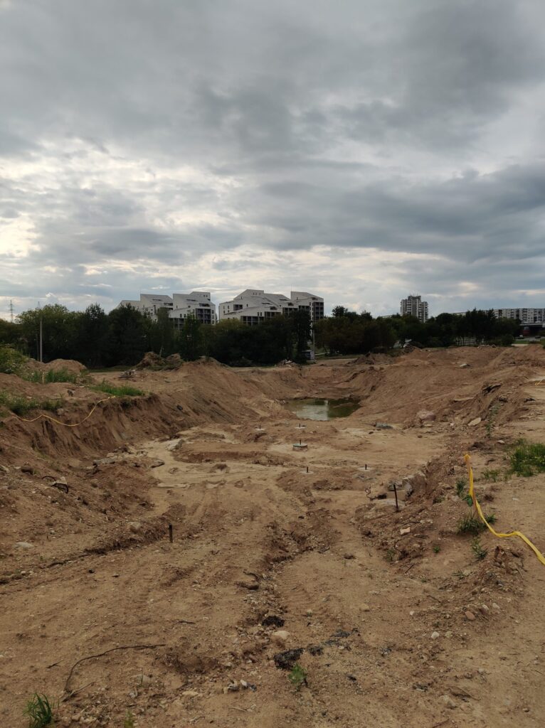 Daugiafunkcis sveikatinimo, ugdymo, švietimo, kultūros ir užimtumo kompleksas 1 etapas (stadionas) (Ozo g. 27) - Stadium - construction photos