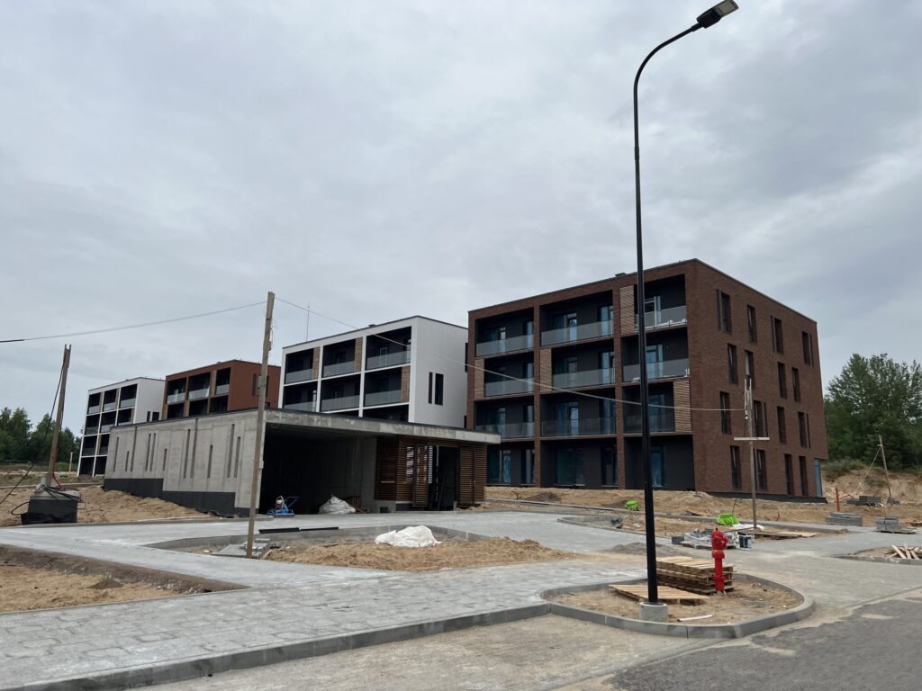 Vyšnios 2 etapas (Karaliaučiaus g. 29, 31) - Multi apartment - construction photos