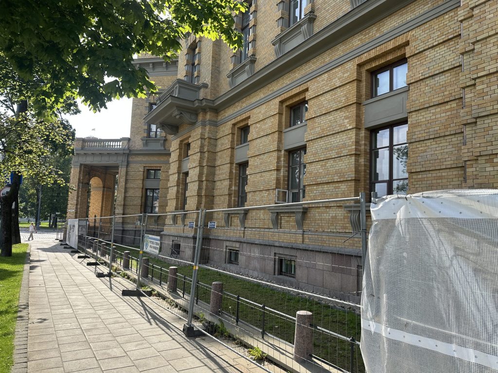 Vrublevskių bibliotekos rekonstrukcija (Žygimantų g. 1) - Library - construction photos