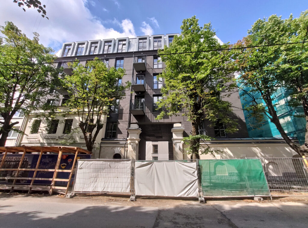 Baltas Lapas Mindaugo 4 etapas (Aguonų g. 17) - Multi apartment - construction photos