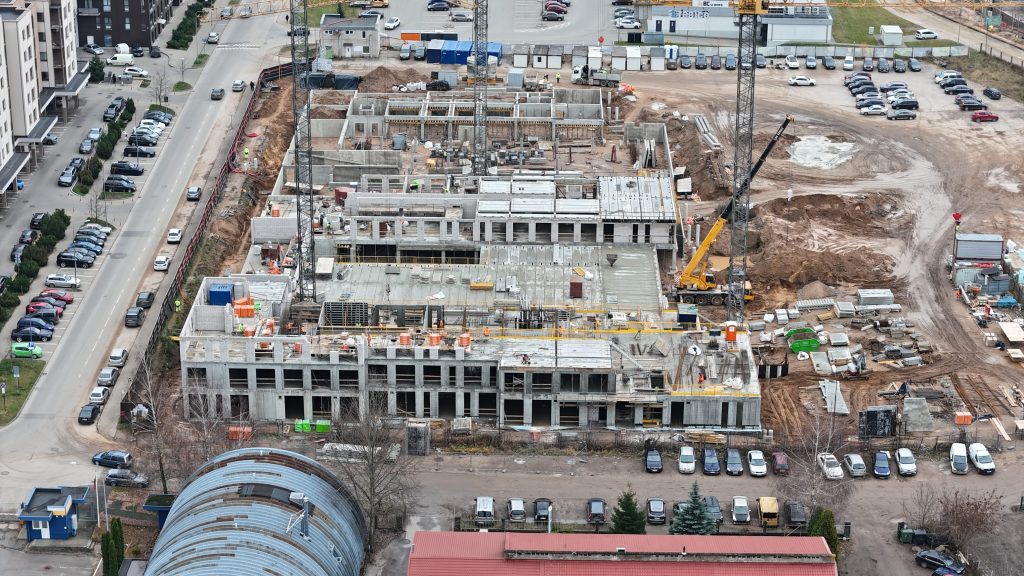 Just-in 1 etapas (A, B, C) (Justiniškių g. 126) - Daugiabutis - statybų nuotraukos