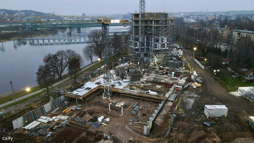 Kaunorama 1 etapas (A ir B namas) (A. Juozapavičiaus pr. 139A) - Multi apartment - construction photos