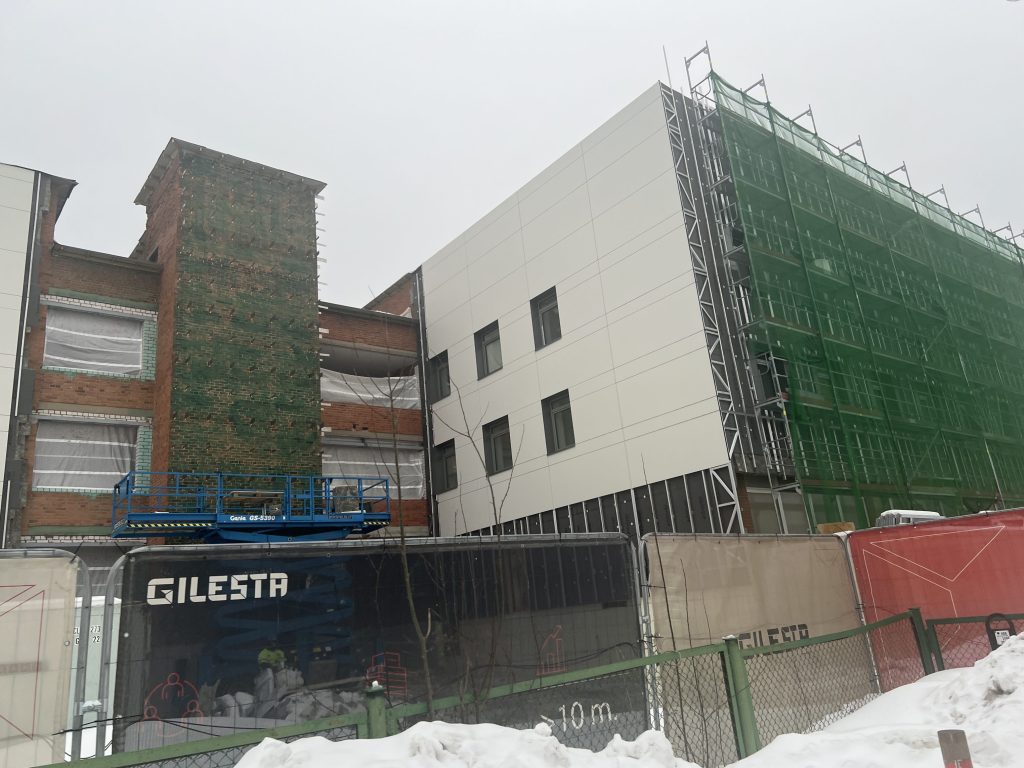 Infekcinių ligų departamentas prie Klaipėdos univesitetinės ligoninės (Liepojos g. 39) - Hospital - construction photos