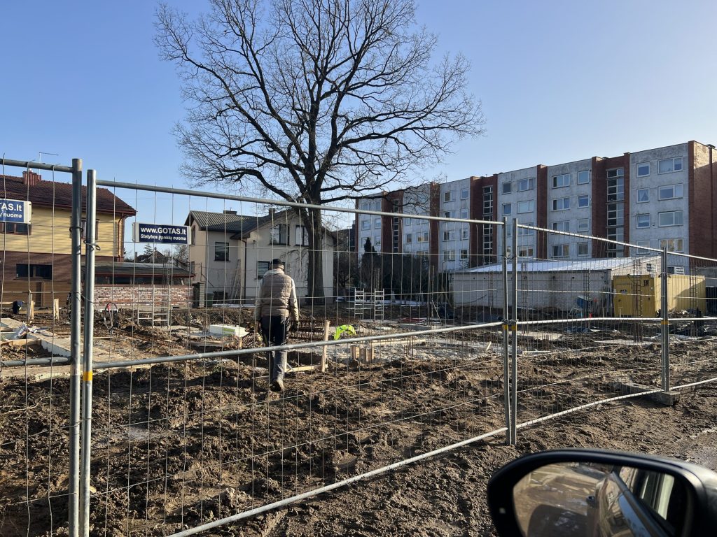 SG24 (Studentų g. 24) - Daugiabutis - statybų nuotraukos