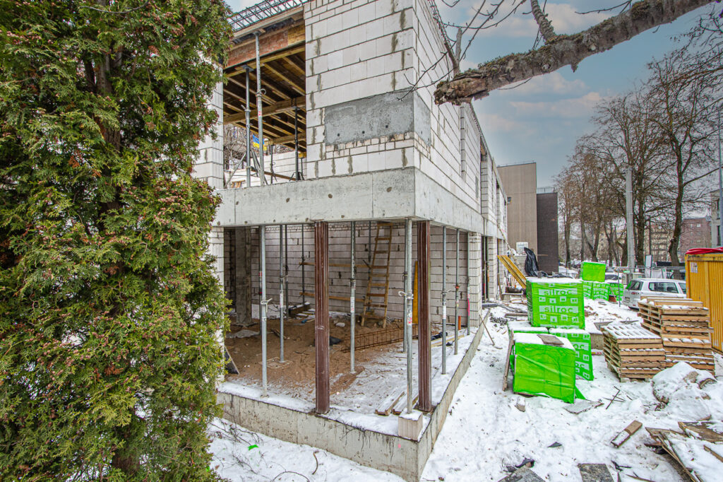 Lūšių 19 (Lūšių g. 19) - Row housing - construction photos