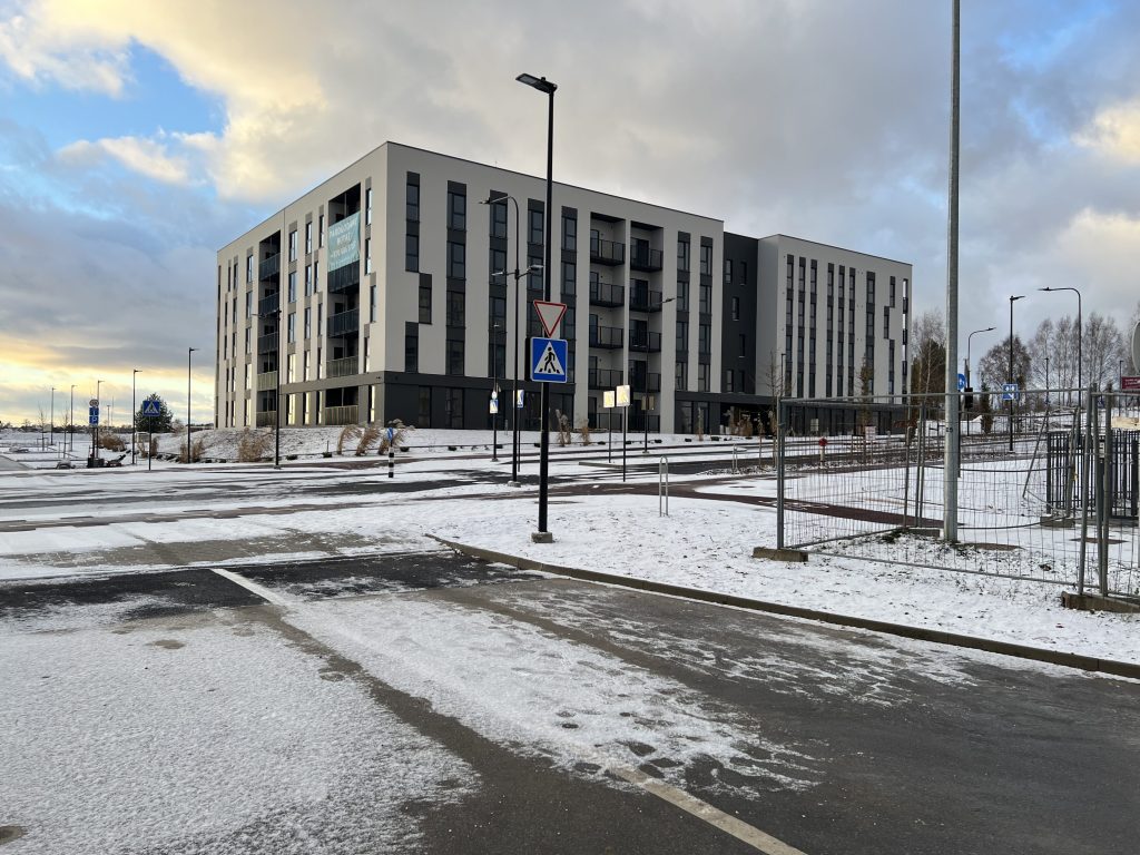 Karaliaučiaus g. tarp M. Mažvydo ir L. Rėzos al. ir M. Mažvydo g. atkarpa (Karaliaučiaus g., M. Mažvydo g.) - Dviračių takas, Gatvė - statybų nuotraukos