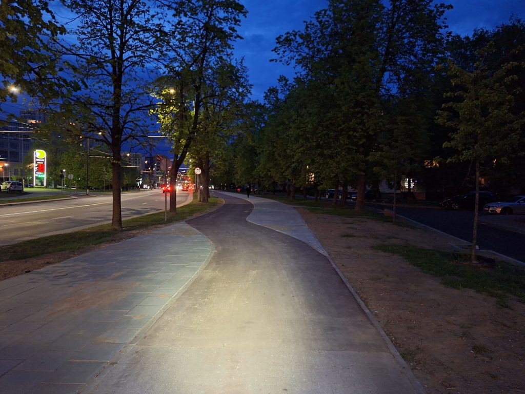 Žirmūnų g. dviračių takas nuo Kareivių g. iki LIDL (Žirmūnų g.) - Bike path - construction photos