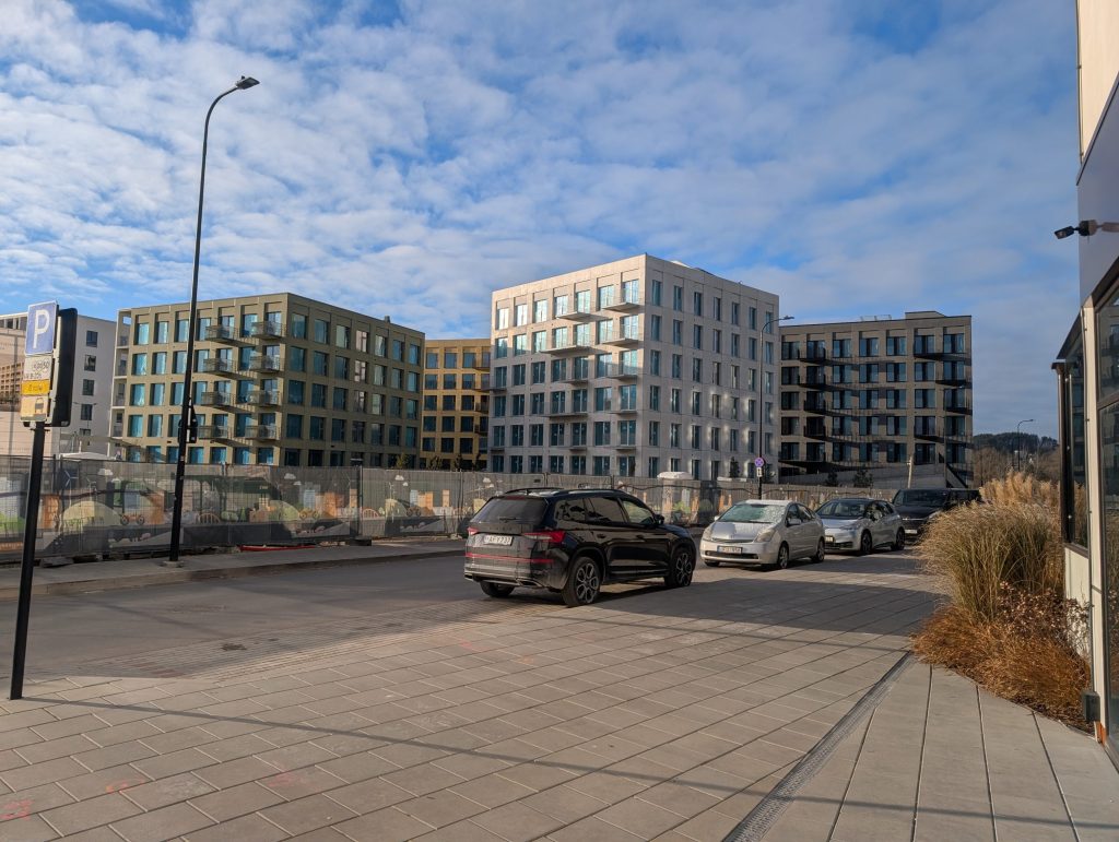 Naujasis Skansenas 6 etapas (Horizonto, Šiaurės, Saulynės, Vakario) (Linkmenų g. 13) - Multi apartment - construction photos