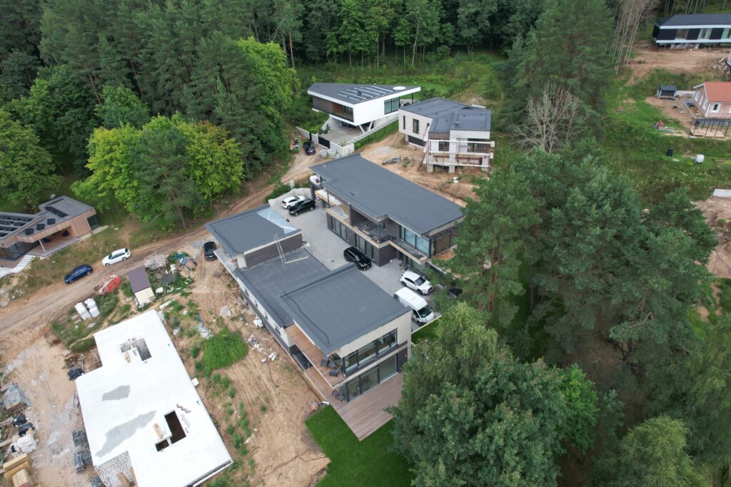 Terasų g. 21 (Terasų g. 21) - Row housing - construction photos