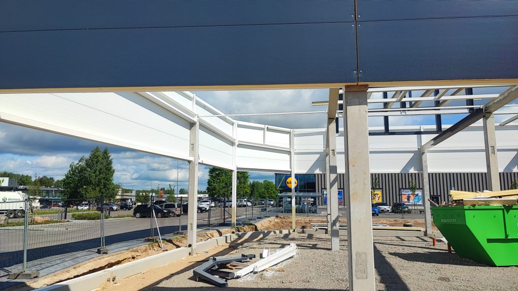 Dangeručio g. 2, 4 (Dangeručio g. 2, 4) - Shopping center - construction photos