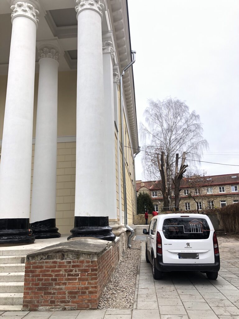 Evangelikų Reformatų bažnyčios komplekso rekonstrukcija (Pylimo g. 18) - Cultural center - construction photos