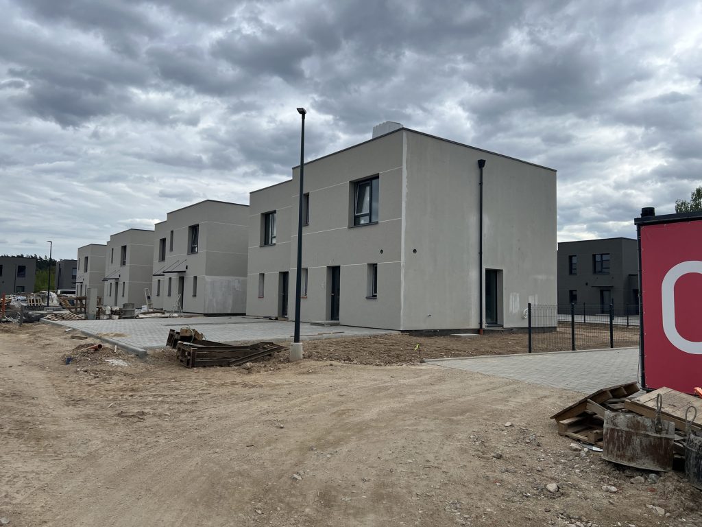 Neries krantinė (Kaunas) (Panerių g. 318) - Row housing - construction photos