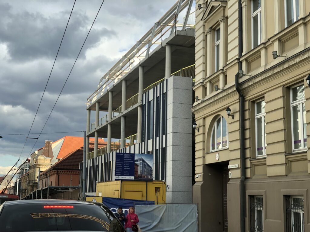 Lietuvos draudimo administracinis B10 (J. Basanavičiaus g. 10) - Multi apartment, Office center - construction photos