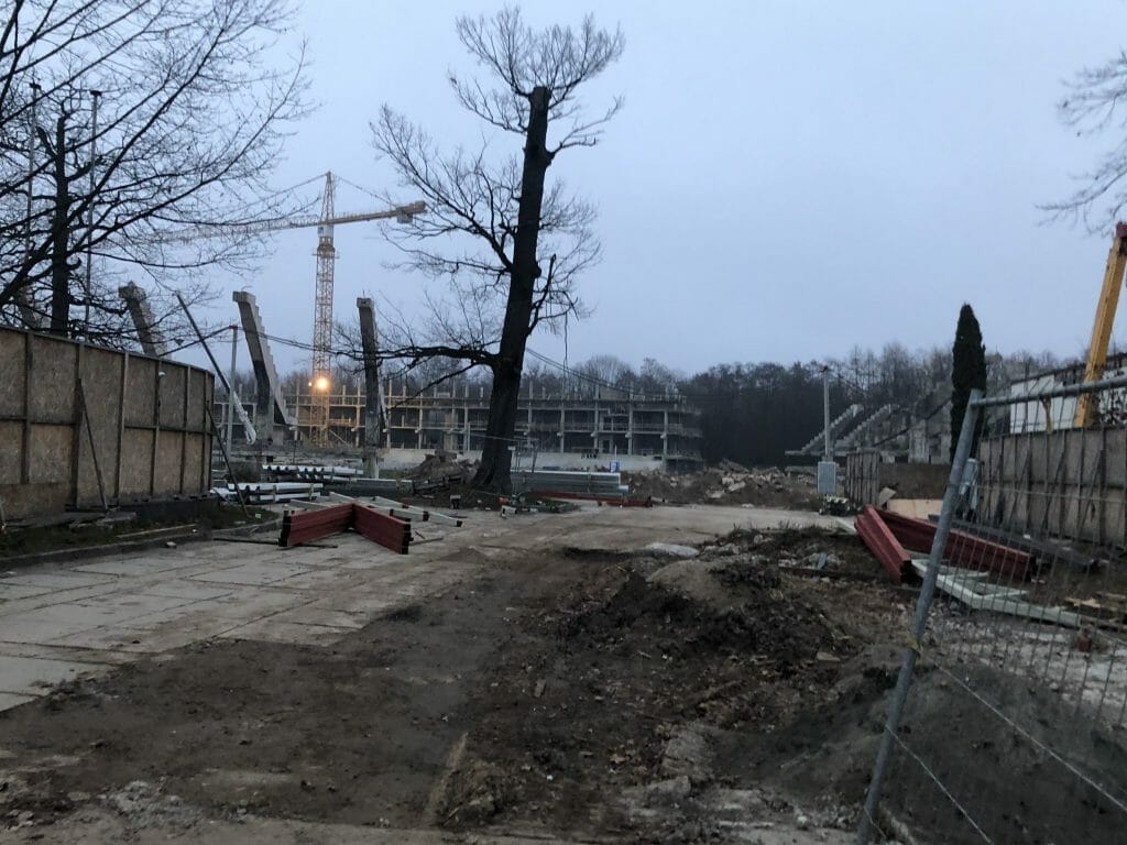 Dariaus ir Girėno stadionas (Perkūno al. 5) - Sports arena - construction photos