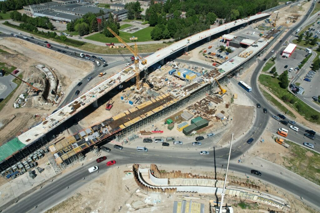 Baltijos pr. žiedinė sankryža (Baltijos pr., Šilutės pl.) - Road - construction photos