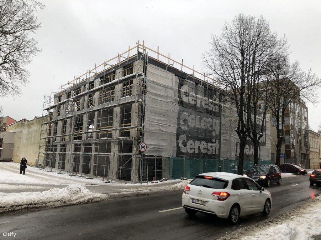D11 (S. Daukanto g. 11) - Multi apartment - construction photos