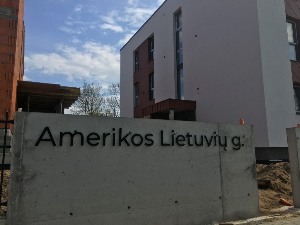 Panoramos trio (Amerikos Lietuvių g. 21) - Multi apartment - construction photos