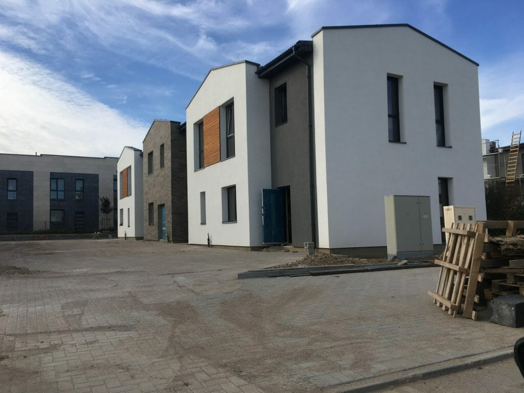 Kotedžai Kalnėnuose 2 etapas (Kroatų g.) - Row housing - construction photos