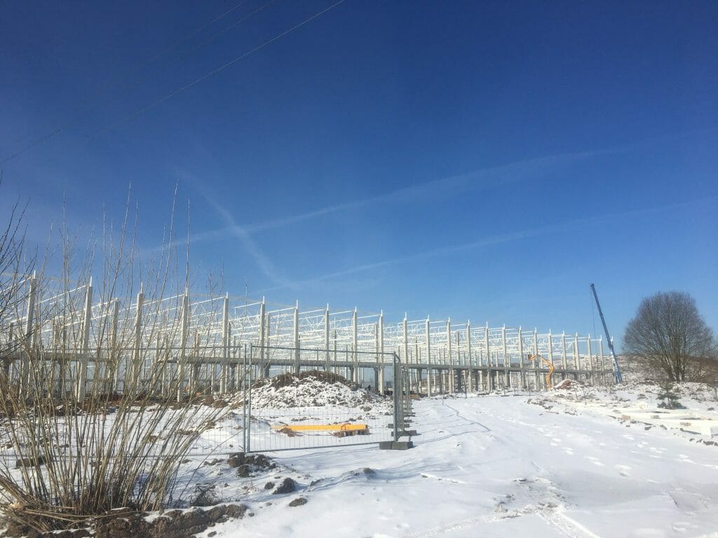 Liepkalnio industrinis parkas 4 etapas (Sodybų g. 30) - Sandėlys / Platinimo centras - statybų nuotraukos