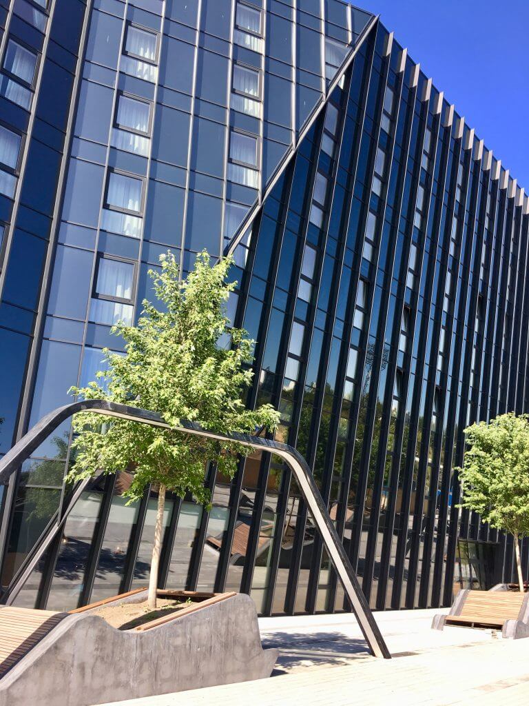 Business Stadium promenada (Rinktinės g. 3) - Square - construction photos