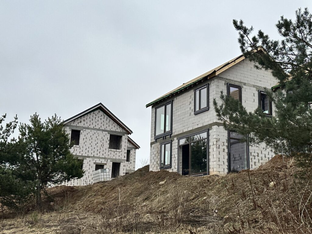 Nakvišų g. 25, 27, 29 (Nakvišų g. 25, 27, 29) - Row housing - construction photos