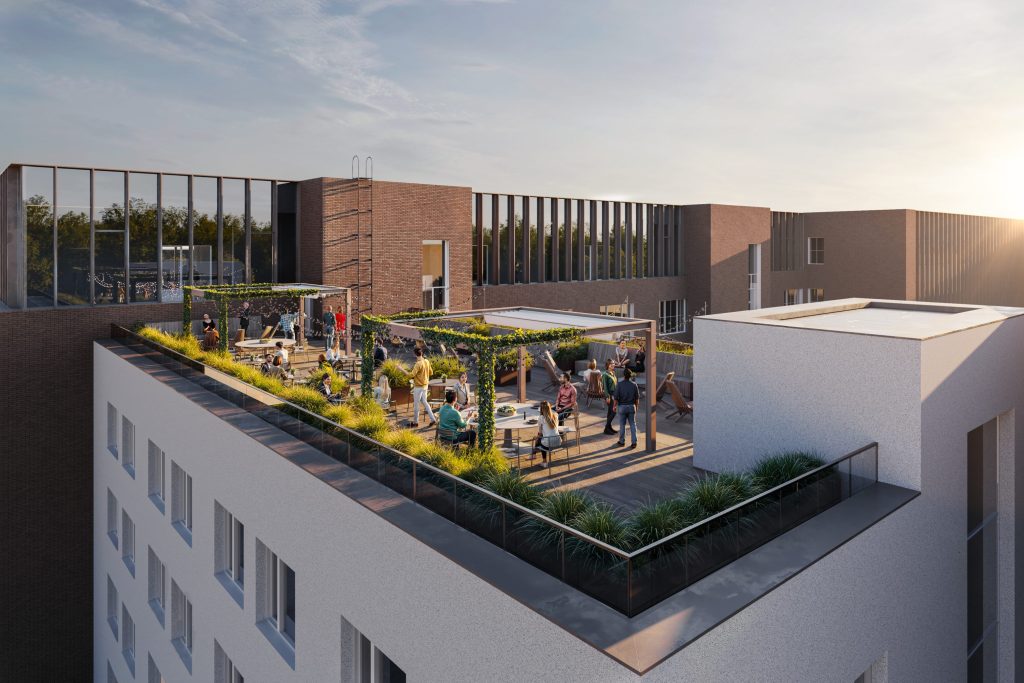 Kauno parkas 1 etapas (Savanoriu pr. 339B) - Office center - visualization